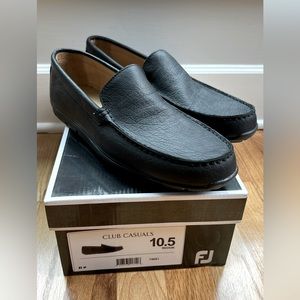 Men’s Footjoy Club Casual loafers NWT Black Leather Size 10.5